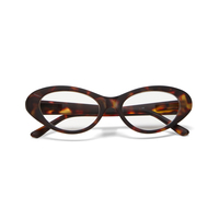 OKKIA Reading Lina Small Cat Eye Classic Havana